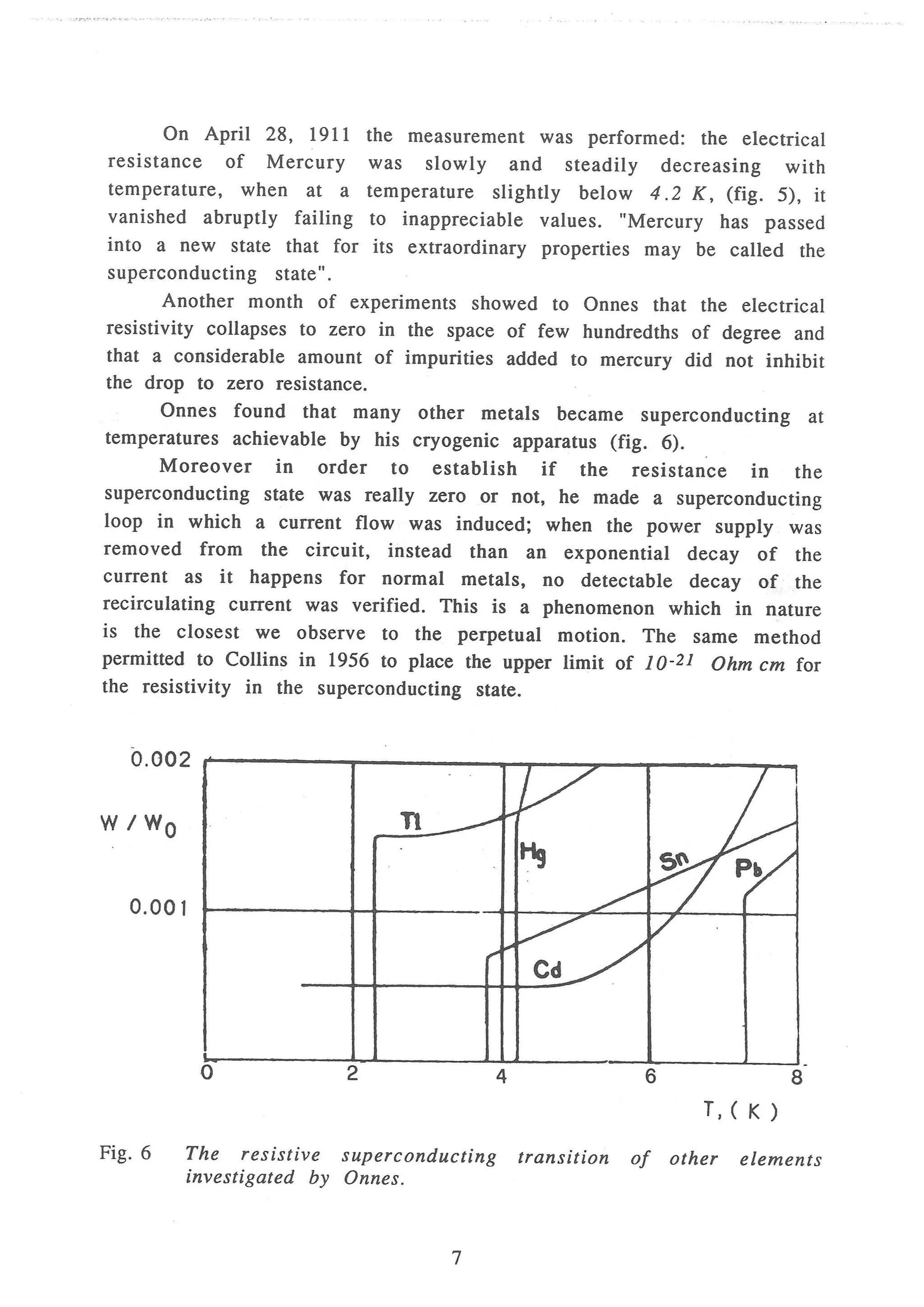V. Palmieri - The classical superconductivity