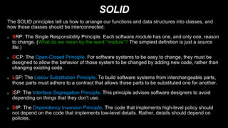 Solid Principles Clean Code Table The Clean Architecture | PPTX