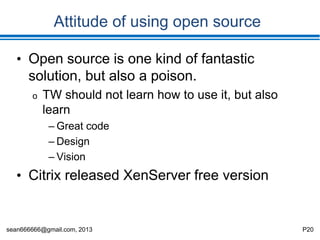 sean666666@gmail.com, 2013 P20
Poor’s teamwork approaches
• Free Git server
o Customized it
– Combine requirement forms
– Build configuration management institution
• Free issue tracking system
o Integrated with Git
 