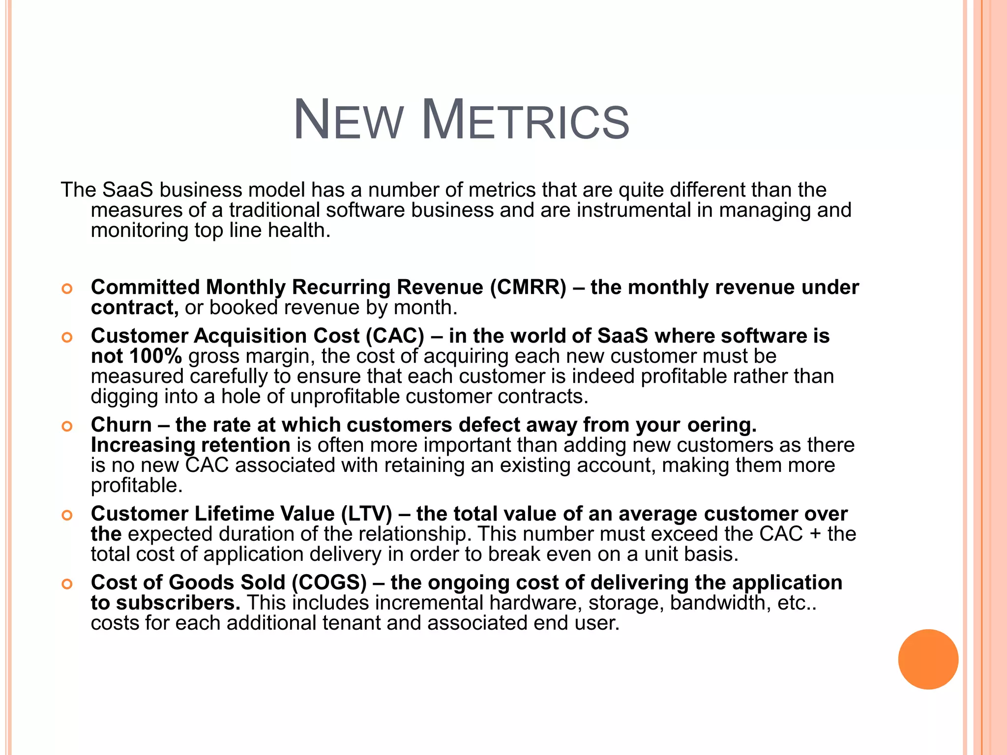 Flexible Metering and Monetization Schemes