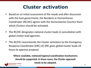 The Cluster Approach Presentation.ppt