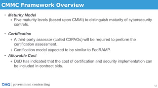 Cmmc Overview The CMMC Has Arrived. Are You Ready? | PDF