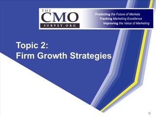 Topic 2:
Firm Growth Strategies




                         11
                          11
 