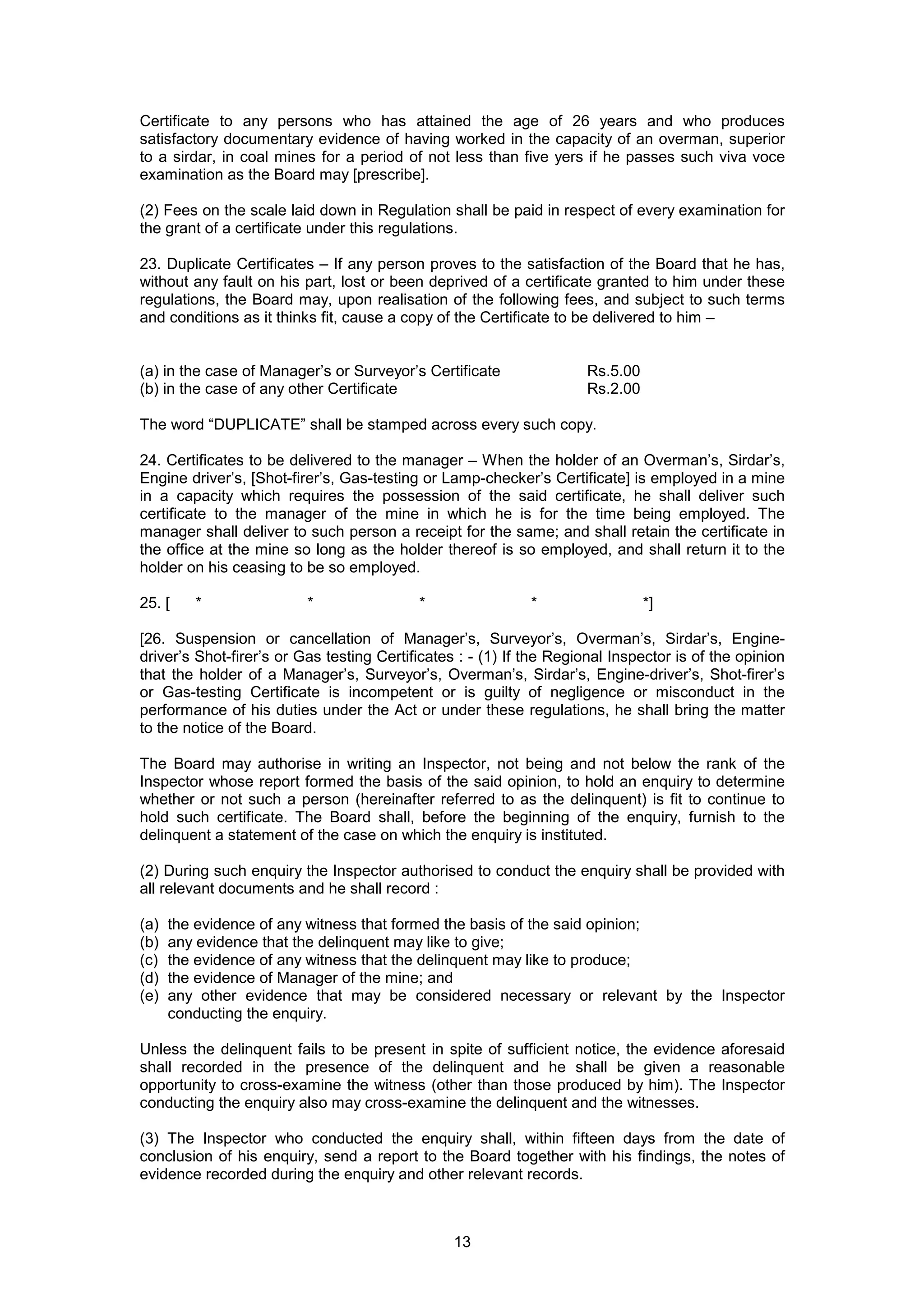 The Coal Mines Regulation 1957 PDF