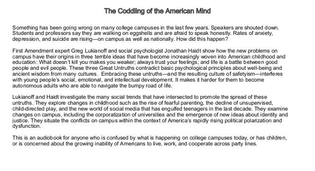 the coddling of the american mind free download