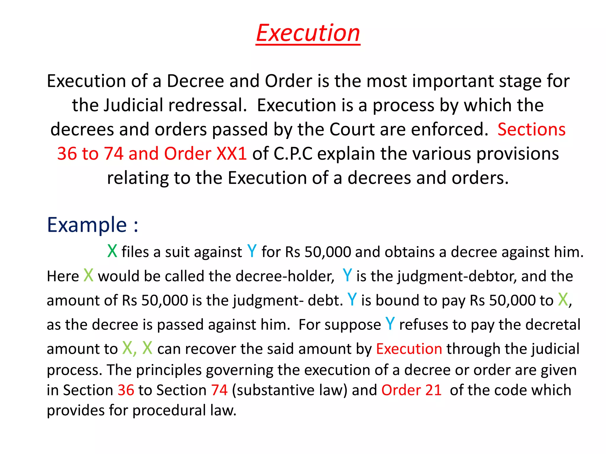 The Code of Civil Procedure, 1908 | PPTX