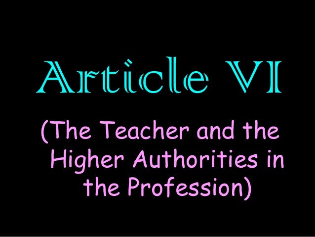 The Code Of Ethics For Professional Teachers The Code Of Ethics For Professional Teachers