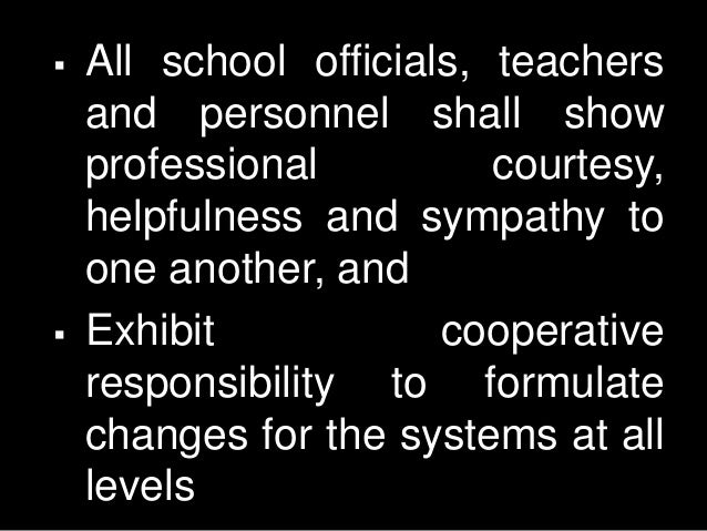 The Code Of Ethics For Professional Teachers The Code Of Ethics For Professional Teachers