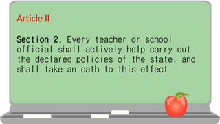 The Code Of Ethics For Professional Teachers The Code Of Ethics For Professional Teachers