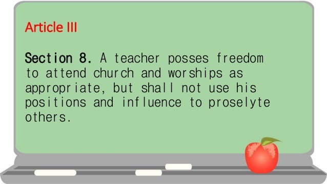 The Code Of Ethics For Professional Teachers The Code Of Ethics For Professional Teachers