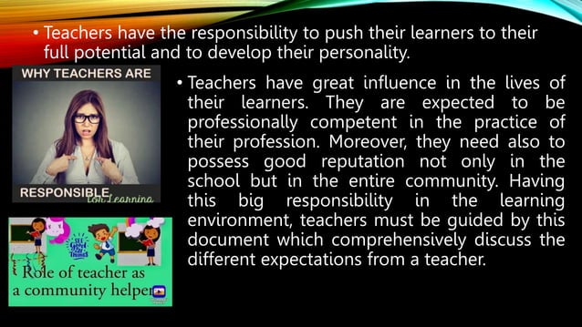 The Code of Ethics for Professional Teachers.pptx | Professional School ...
