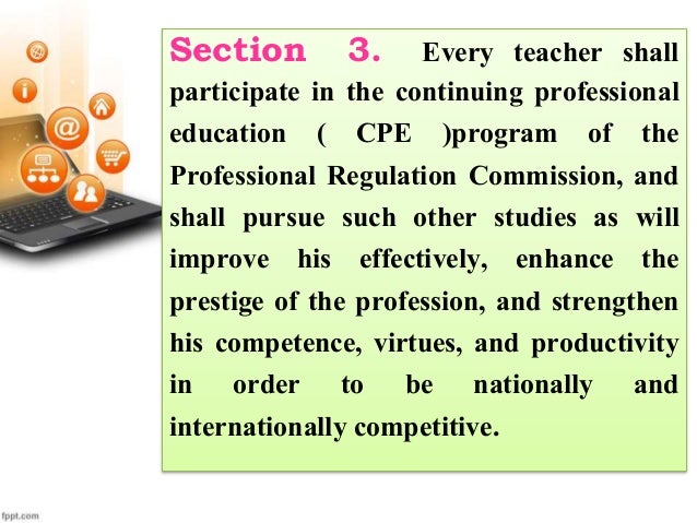 The Code Of Ethics Of The Professional Teachers The Code Of Ethics Of The Professional Teachers