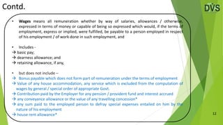 The Code on Wages, 2019 - Part I