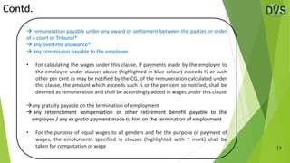 The Code on Wages, 2019 - Part I