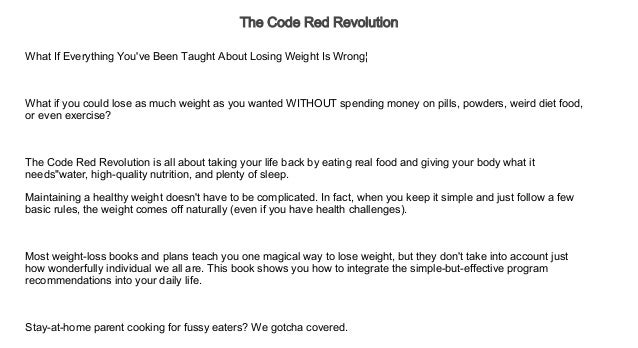 The Code Red Revolution Audiobook Free Audiobook For Diet And Nutr The Code Red Revolution Audiobook Free Audiobook For Diet And Nutr