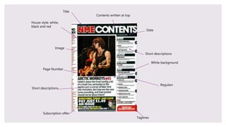 The codes and conventions of music magazines | PPTX