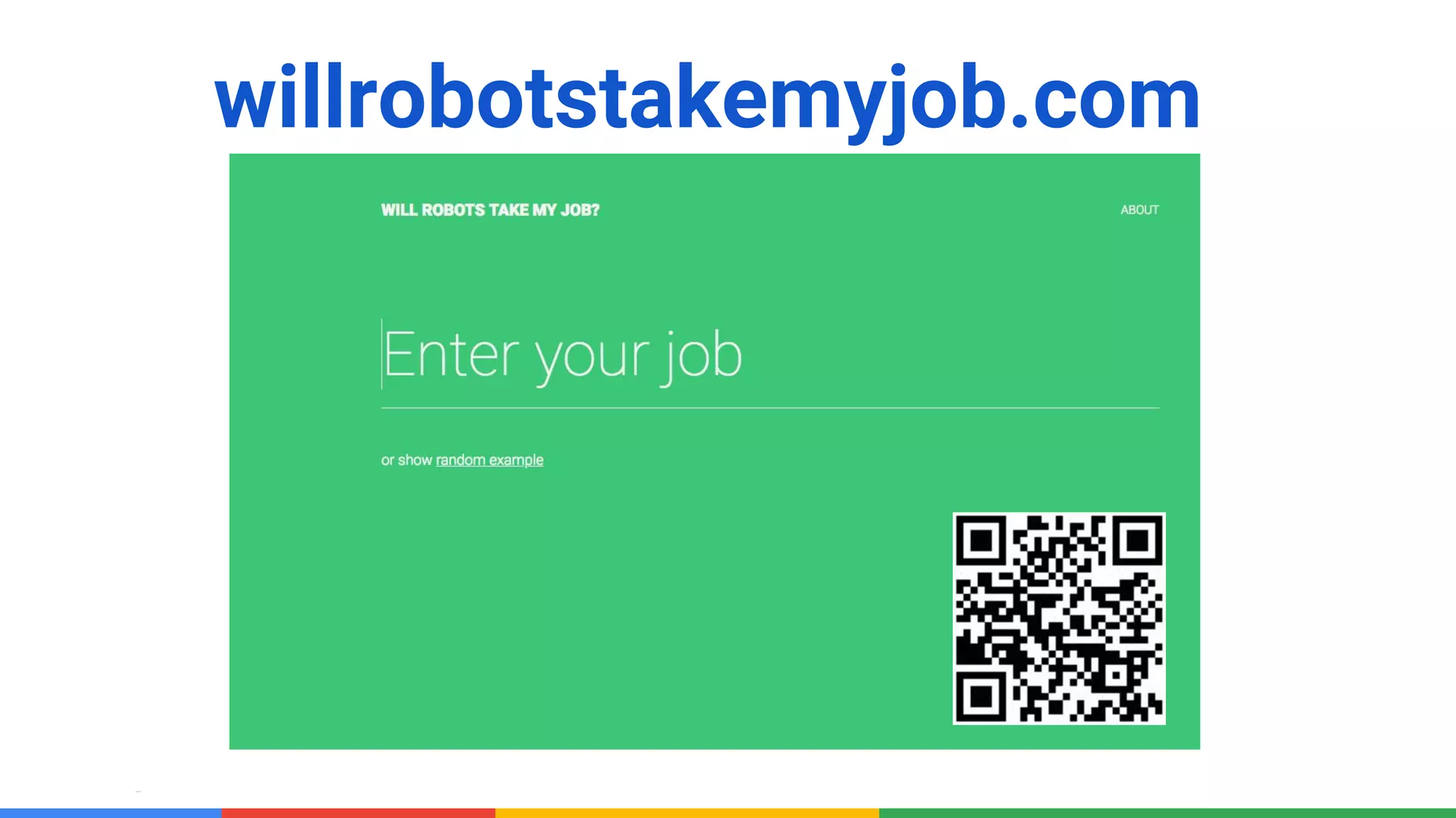 Confidential & Proprietary
willrobotstakemyjob.com
 
