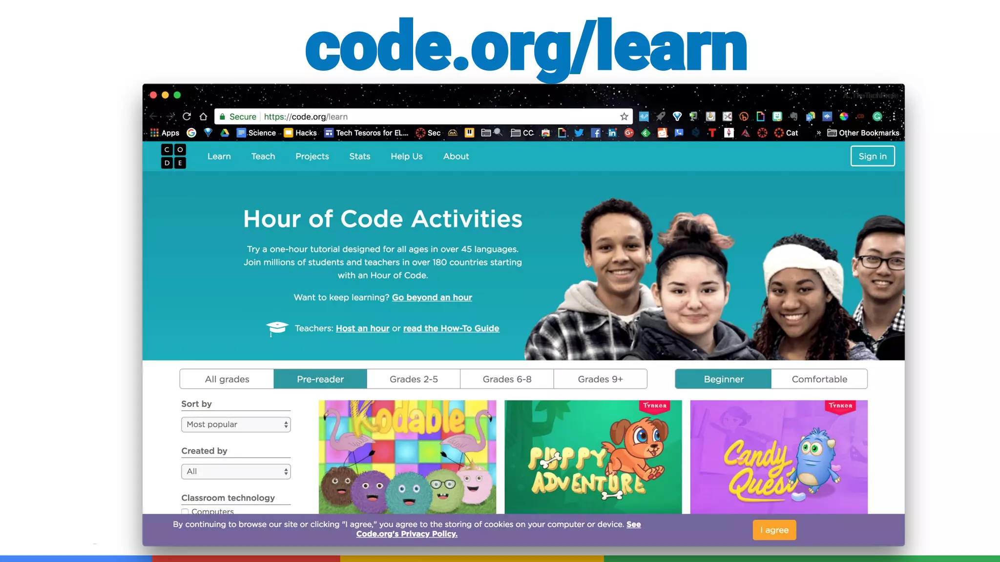 Confidential & Proprietary
code.org/learn
 