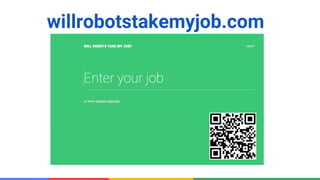 Confidential & Proprietary
willrobotstakemyjob.com
 