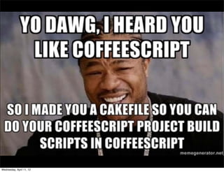 Wednesday, April 11, 12
 