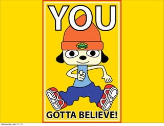 Wednesday, April 11, 12
 