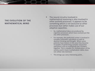Math Cognitive Functions The Cognitive Science of Mathematics | PPTX
