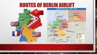 ROUTES OF BERLIN AIRLIFT
 