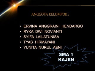 ANGGOTA KELOMPOK :
 