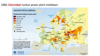 1986: Chernobyl nuclear power plant meltdown
 