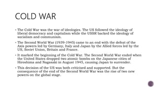 The cold war era | PPTX