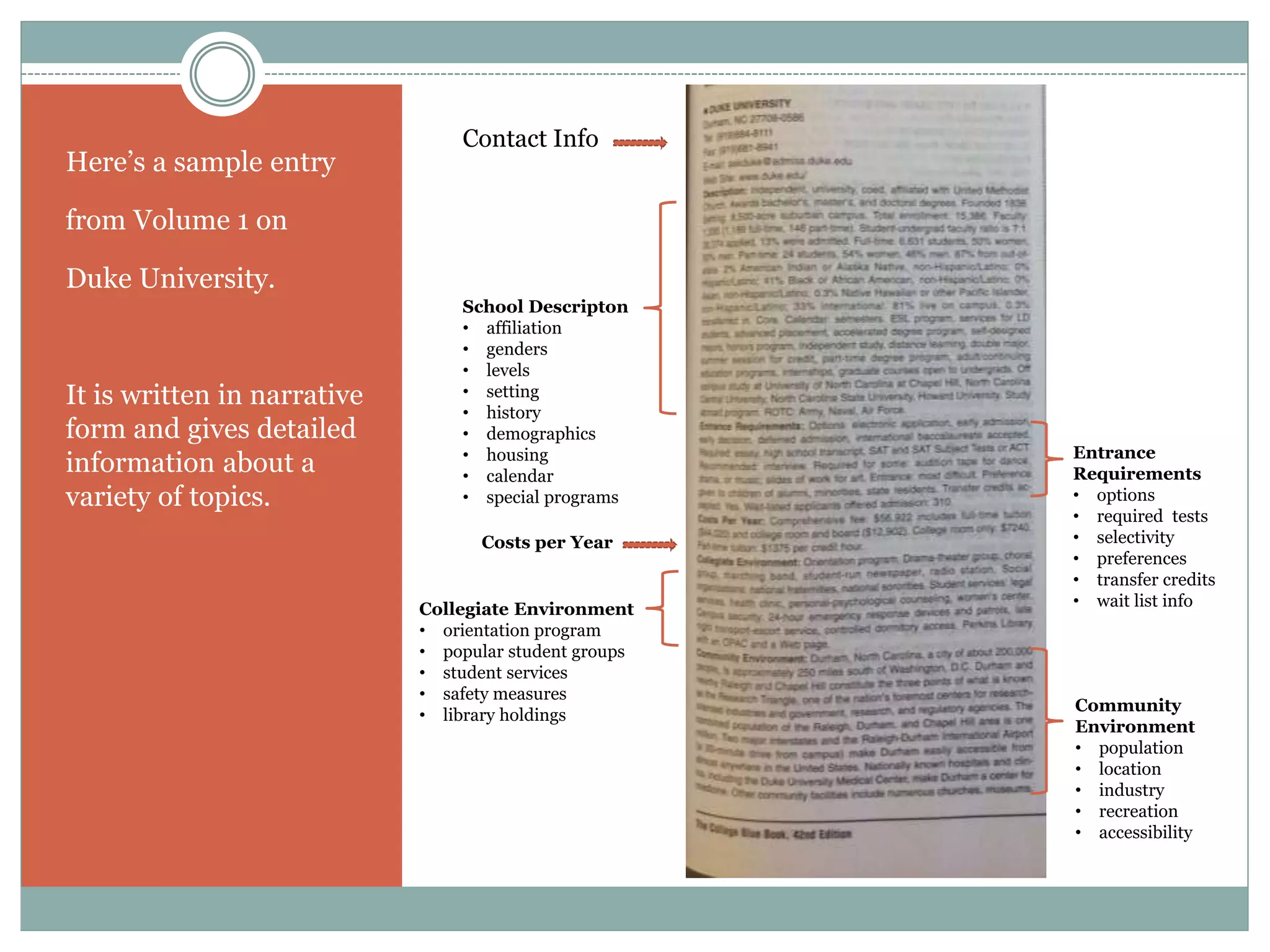 The College Blue Book instructional guide | PPTX | College Planning ...