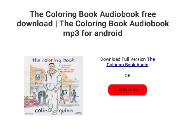 Download The Coloring Book Audiobook Free Download The Coloring Book Audiobo