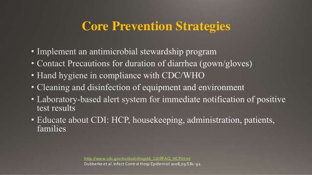 The colossal impact of clostridium difficile infection The colossal impact of clostridium difficile infection