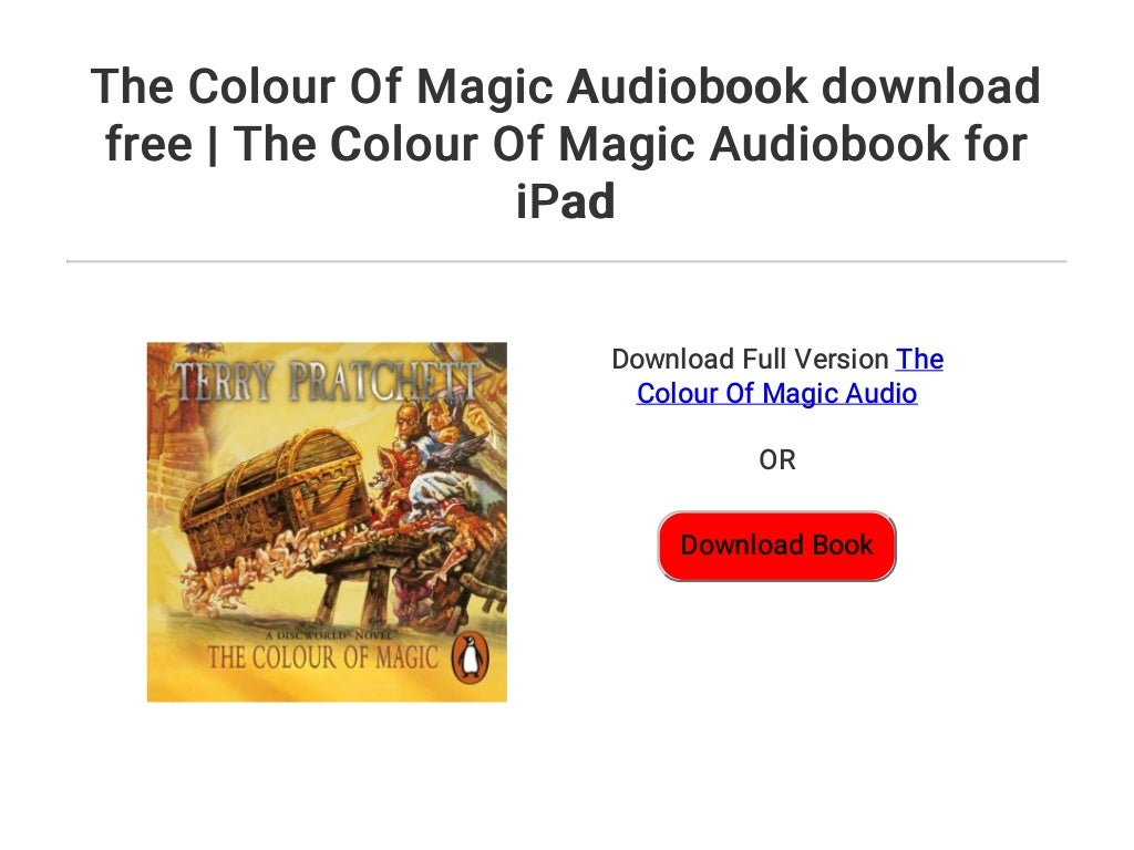 download the color of magic audiobook download the color of magic audiobook