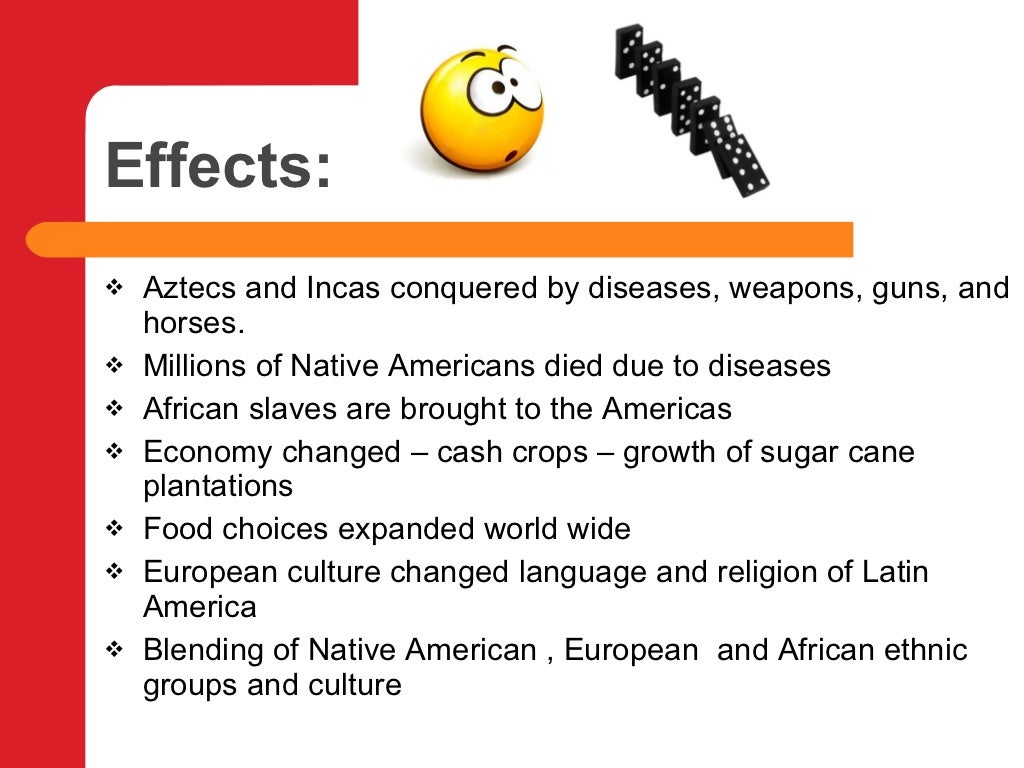 The Columbian Exchange - Causes and Effects 2012