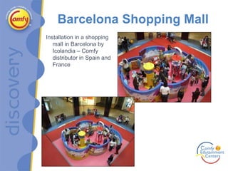 Barcelona Shopping Mall Installation in a shopping mall in Barcelona by Icolandia – Comfy distributor in Spain and France 
