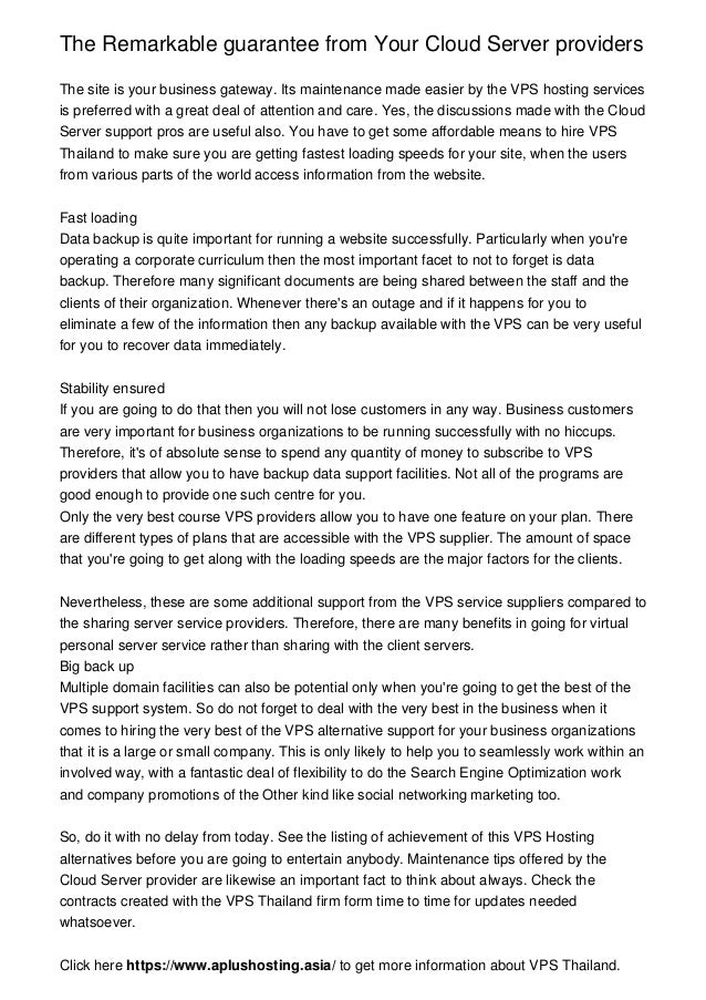 The Remarkable Guarantee From Your Cloud Server Providers Images, Photos, Reviews
