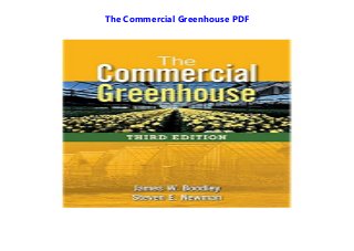 The Commercial Greenhouse PDF
 
