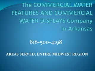AREAS SERVED: ENTIRE MIDWEST REGION
816-500-4198
 