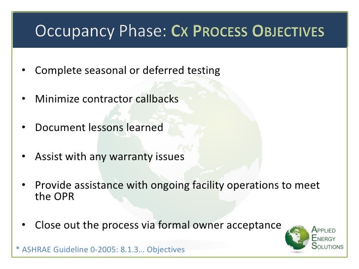 commissioning hvac systems lessons learned