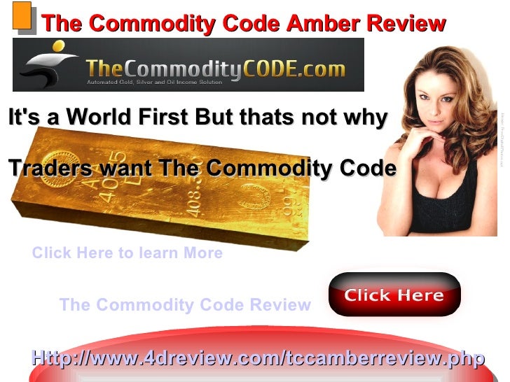 The commodity code amber review Gold Commodity Market Strategies