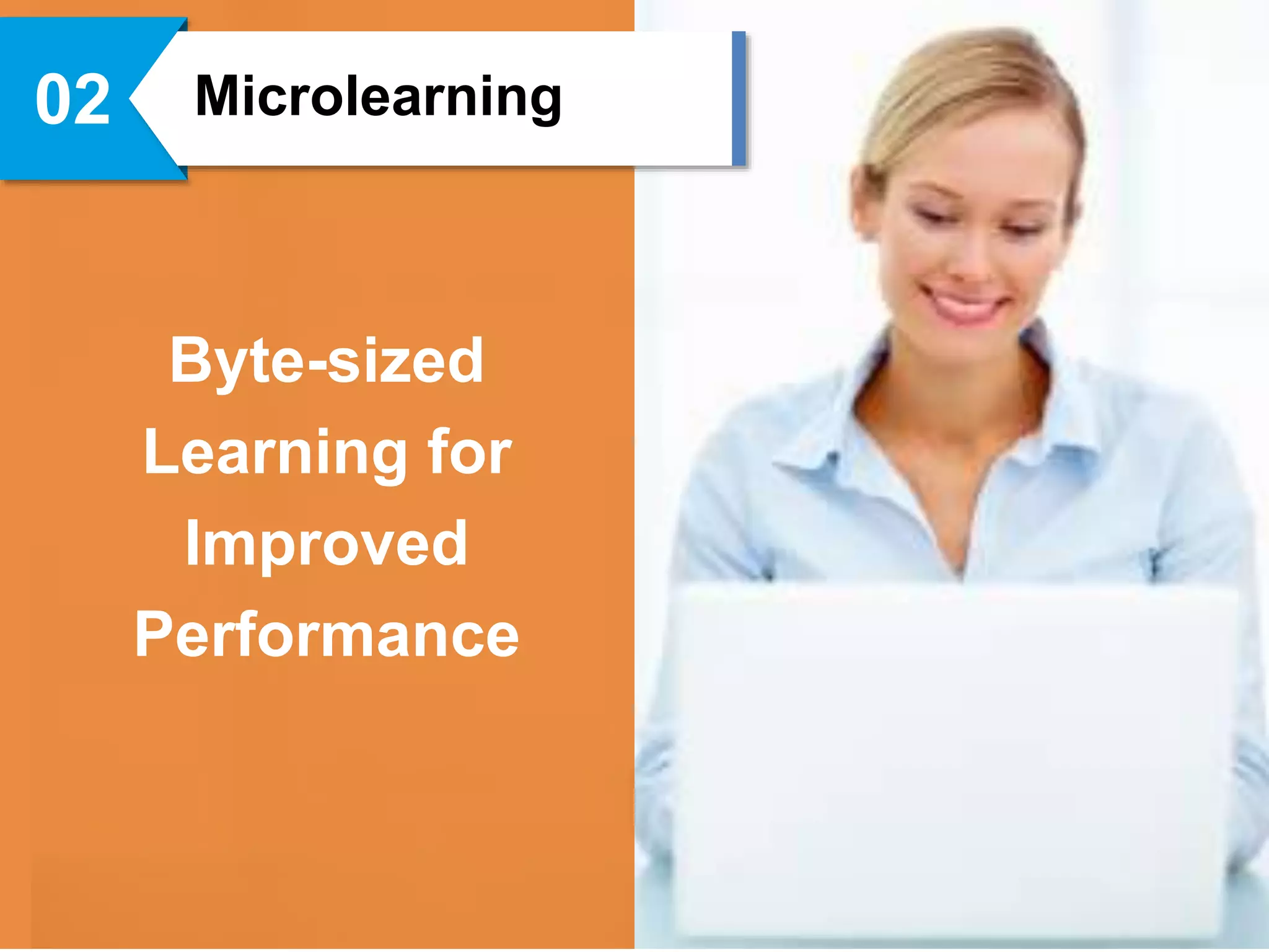 Byte-sized
Learning for
Improved
Performance
Microlearning02
