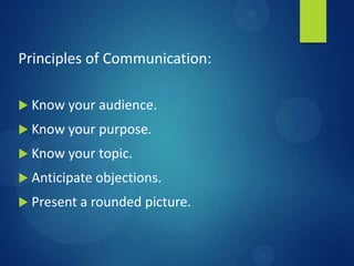 Basic idea about the communication process | PPTX