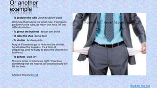 The comparation of english idiom and ungkapan bahasa indonesia | PPTX