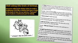 The comparation of english idiom and ungkapan bahasa indonesia | PPTX
