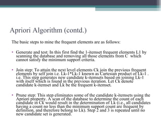 The comparative study of apriori and FP-growth algorithm | PPT