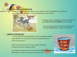 The comparison between Indonesian Idiom and English Idiom | PPTX