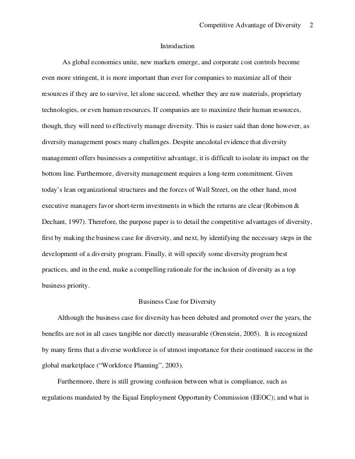 diversity essay
