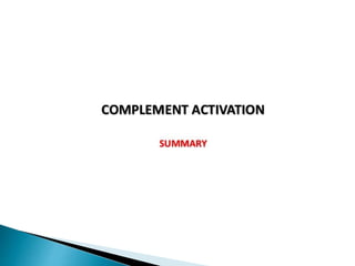 The complement system
