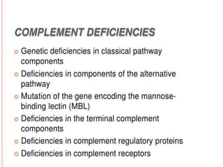 The complement system